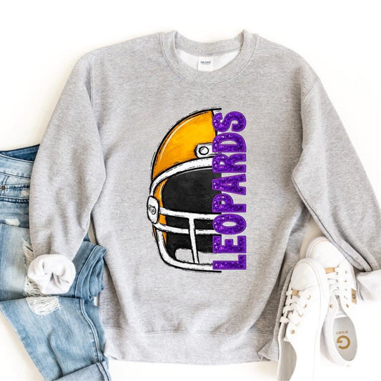 Leopards Helmet Sweatshirt ~ Women's