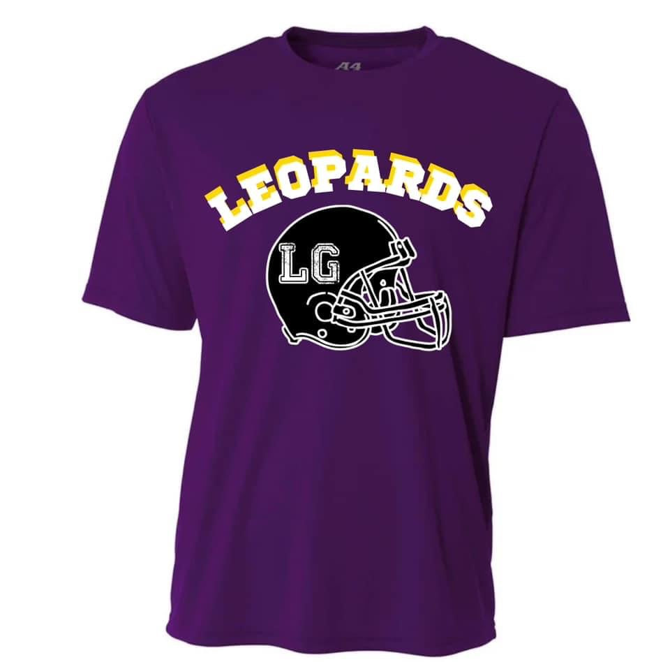 Leopards Helmet Dri Fit Tee ~ Youth