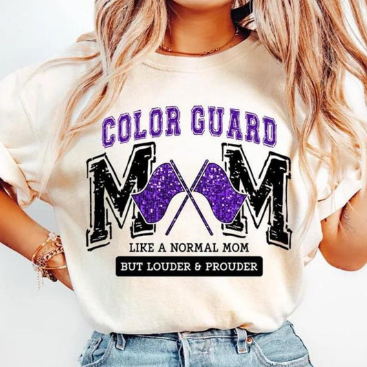 Color Guard Mom Tee ~ Women's