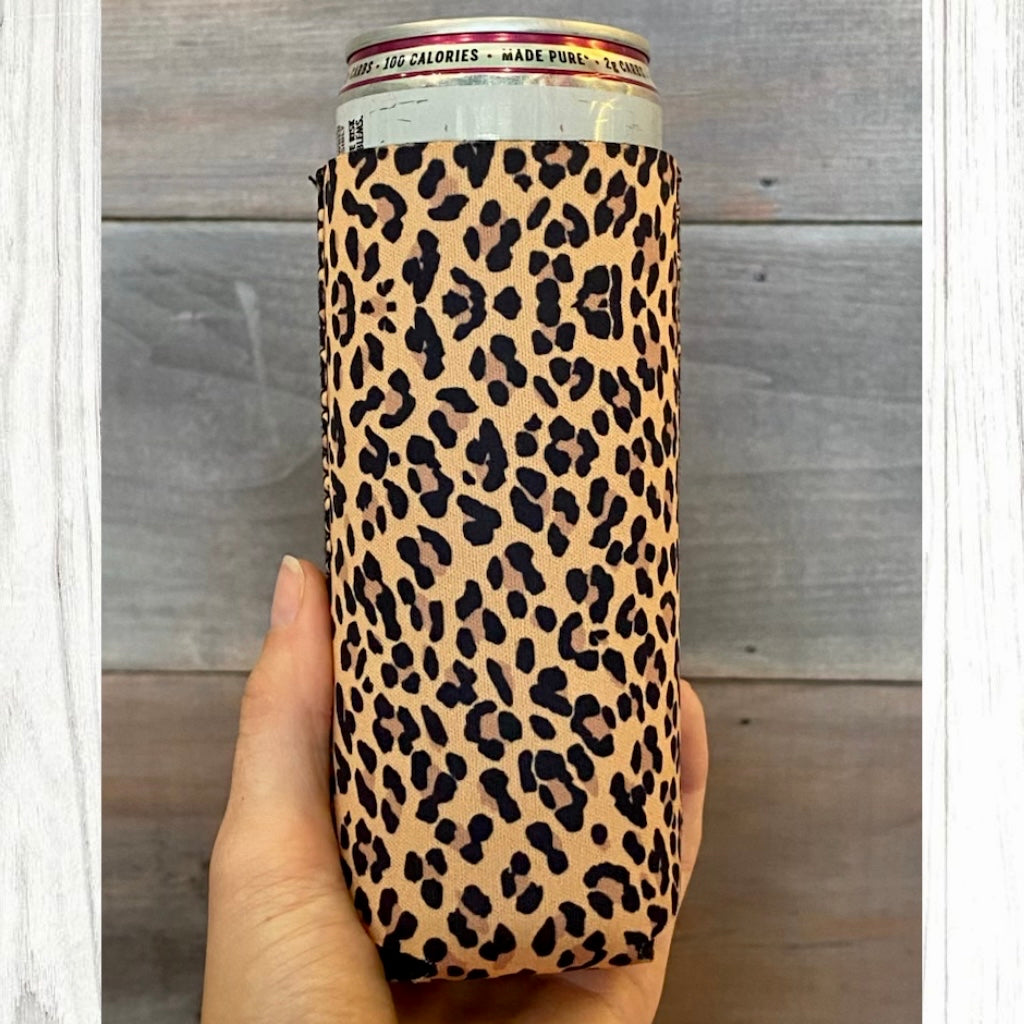 Leopard SLIM Koozie