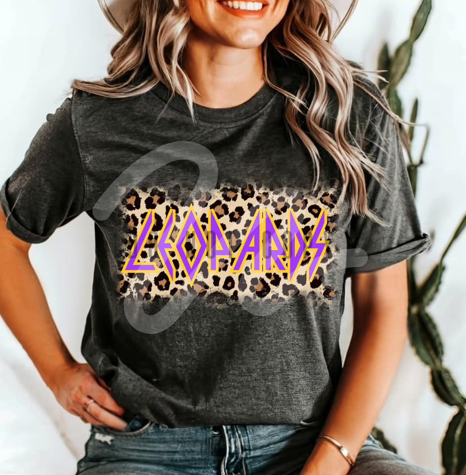 Leopards Band Tee ~ Women's