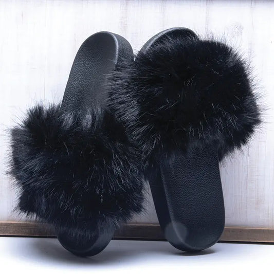 Black Fur Slides