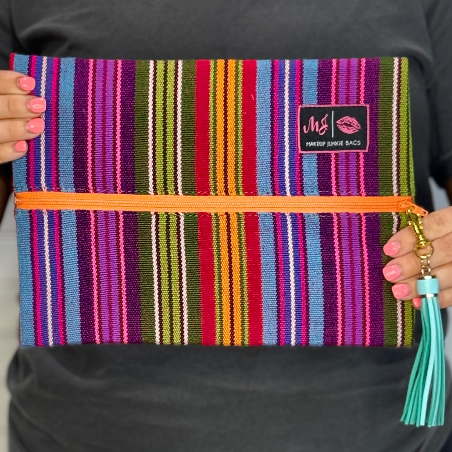 Serape ~ Orange Zipper