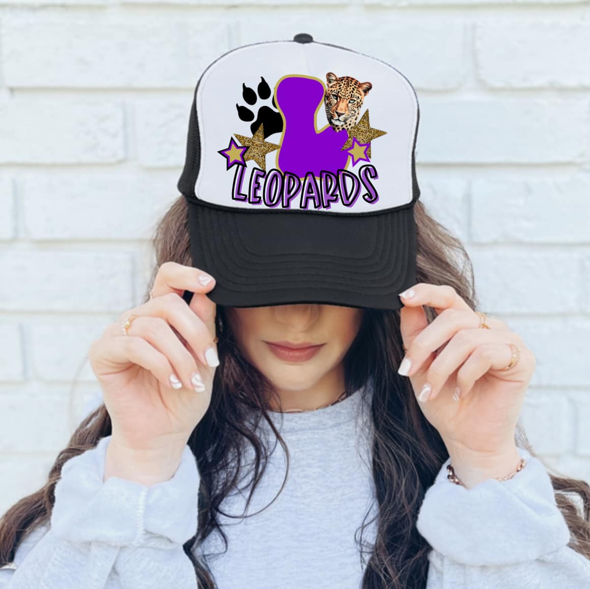 Leopards Bubble Trucker Hat