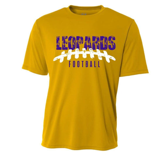 Leopards Football Yellow Dri Fit Tee ~ Youth