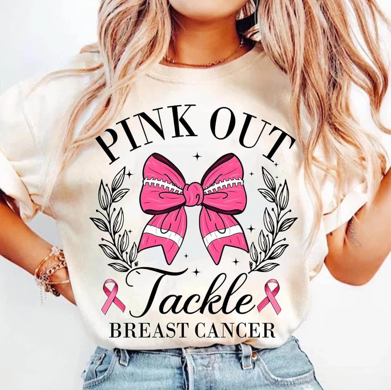 Tackle Breast Cancer Tee ~ Women's