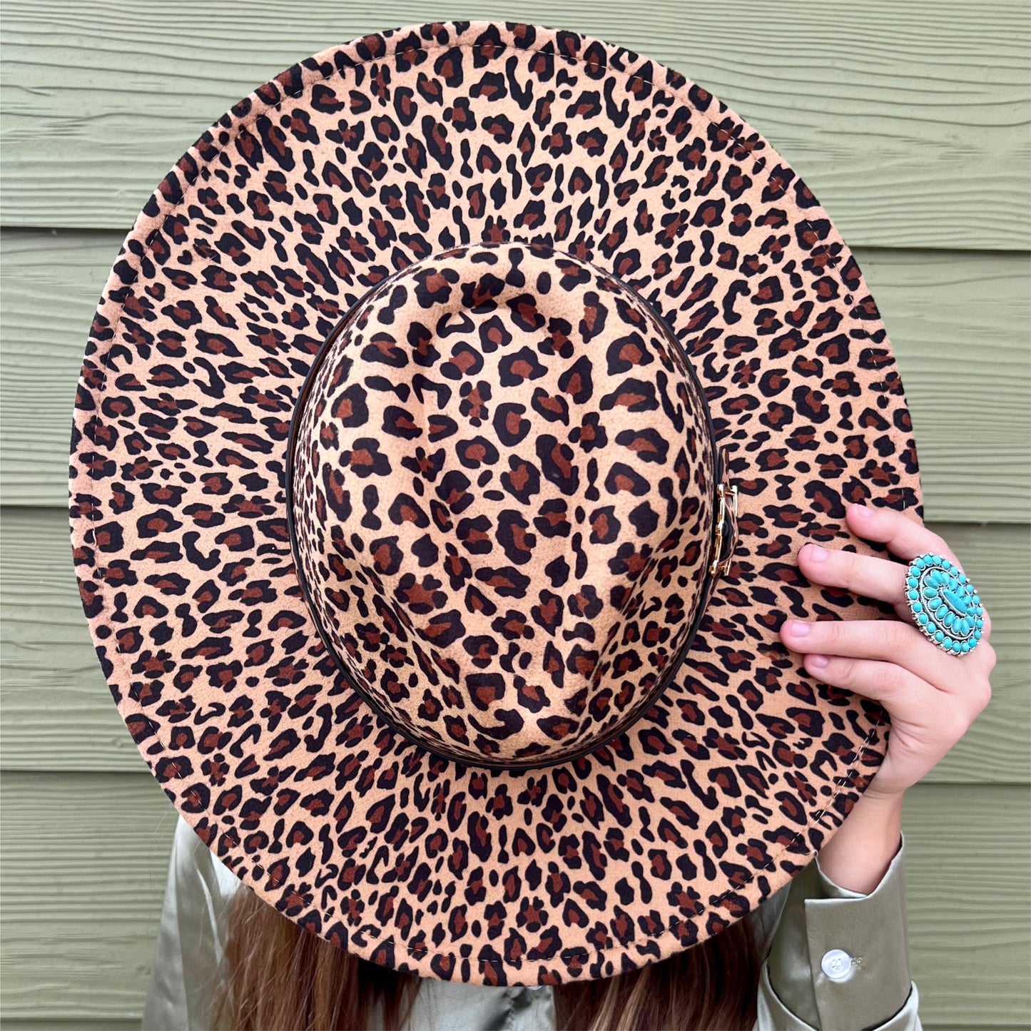 Leopard Panama Hat